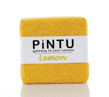 Handmade coconut oil soap with Lemon