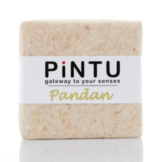 Handmade coconut oil soap with Pandan
