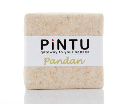 Handmade coconut oil soap with Pandan