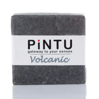 Handmade coconut oil soap with Volcanic Ash